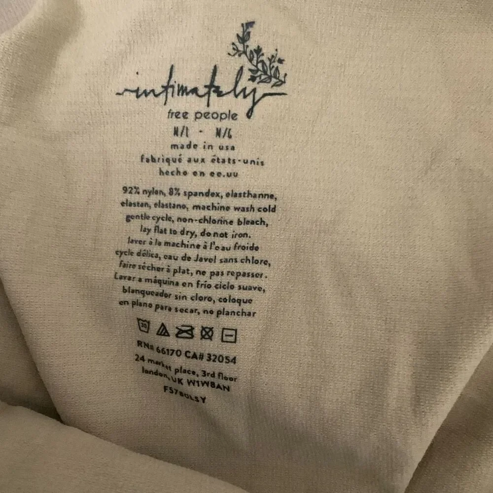 Free People Low Back Bodysuit